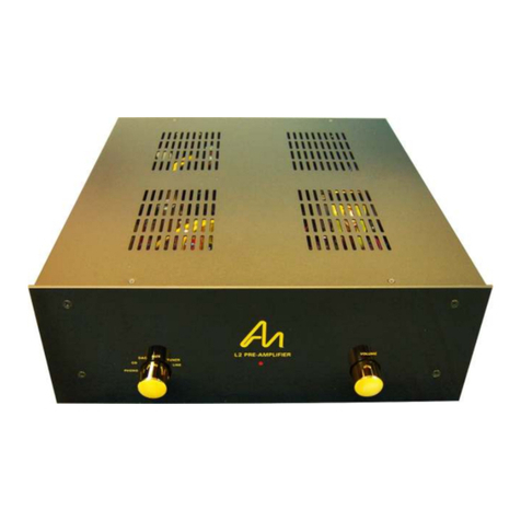 Audio Note L2 Line Preamplifier User manual