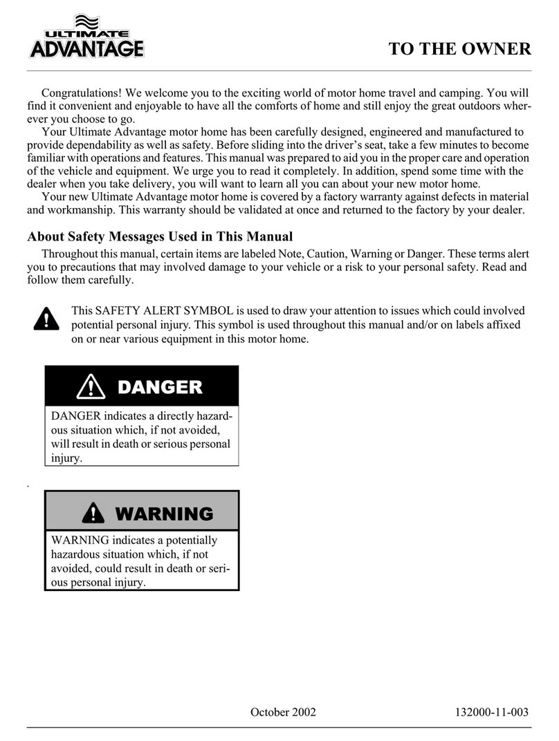 Winnebago Ultimate Advantage User manual