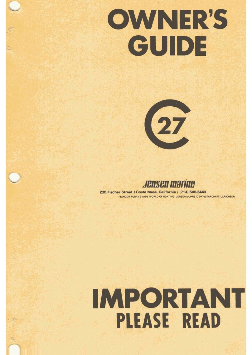 Jensen Marine C27 owner's guide