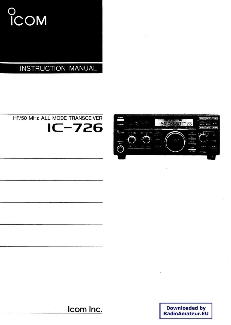 Icom IC-726 instruction manual