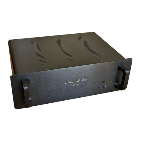 Classe Audio DR-10 owner's manual