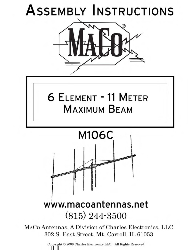Maco Antennas M106C User manual