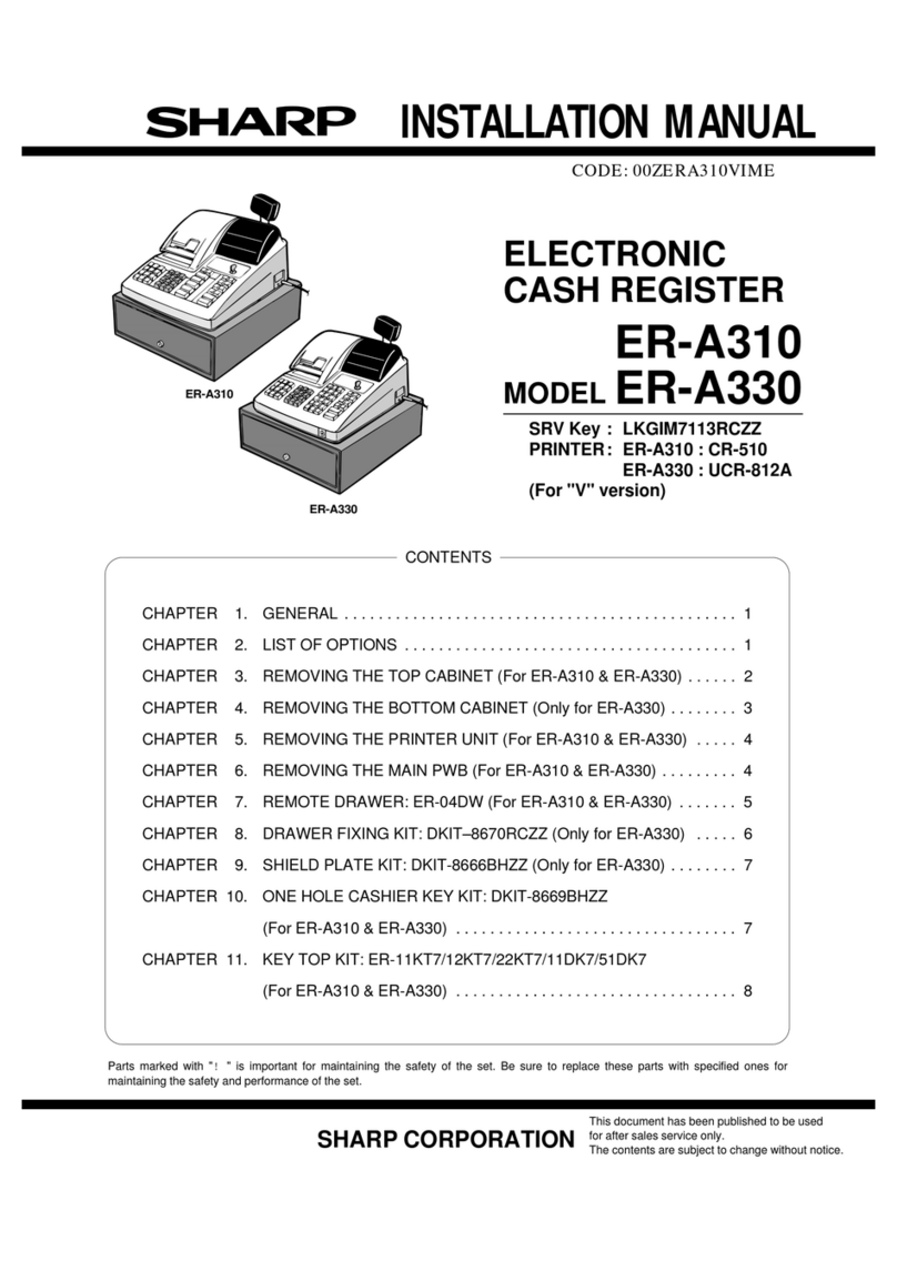 Sharp ER-A310 User manual