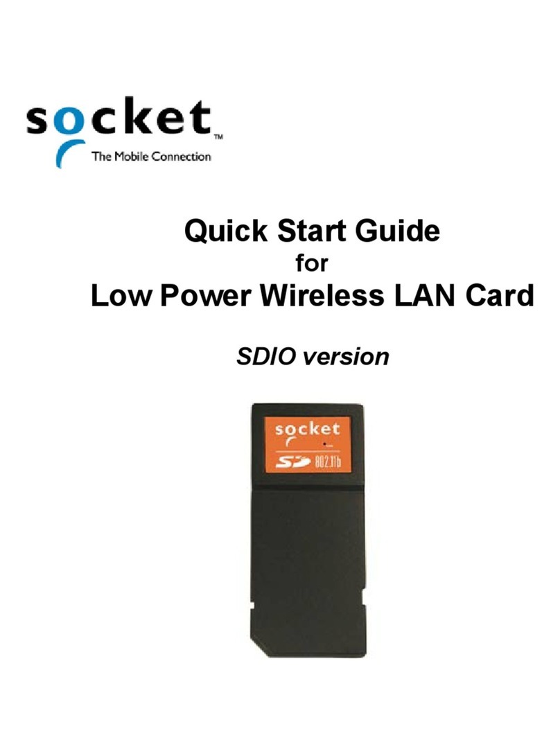 Socket LAN Card quick start guide
