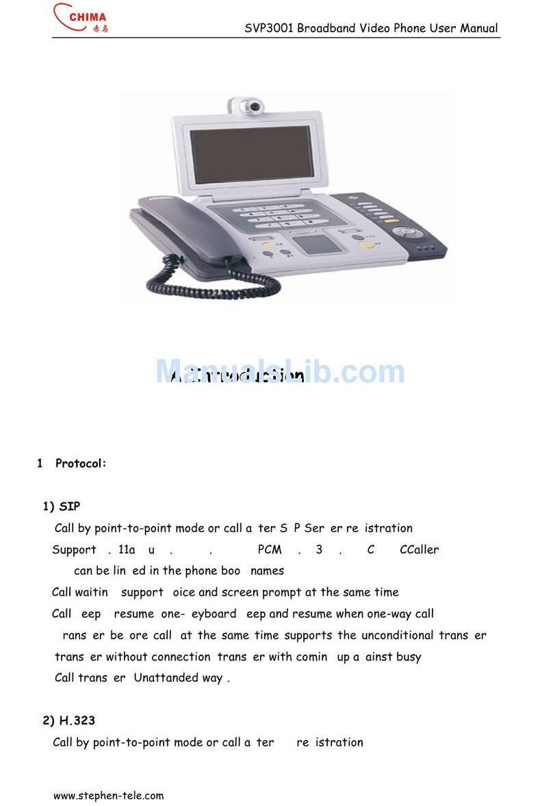 Chima SVP3001 user manual