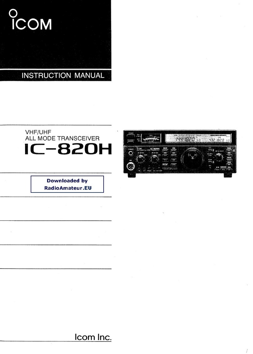 Icom IC-820H User manual