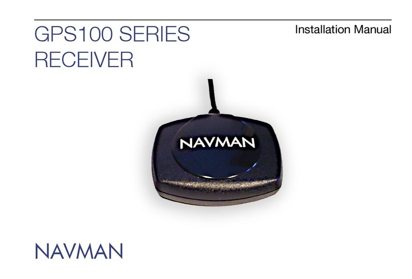 Navman GPS100 SERIES installation manual