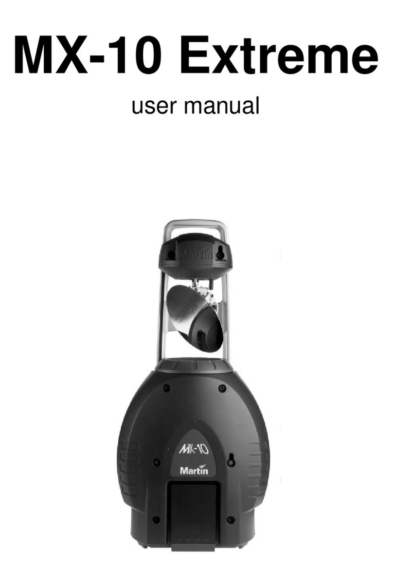 Martin Professional MX-10 Extreme user manual