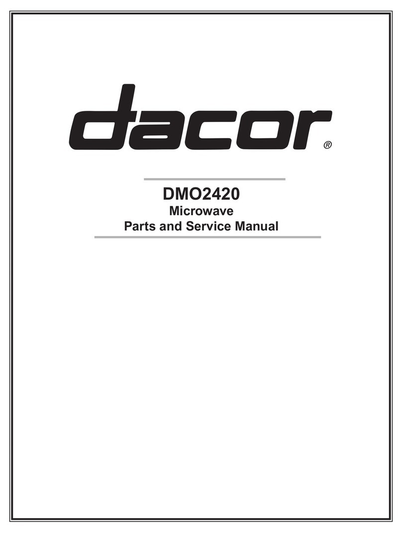 Dacor DMO2420 Quick start guide