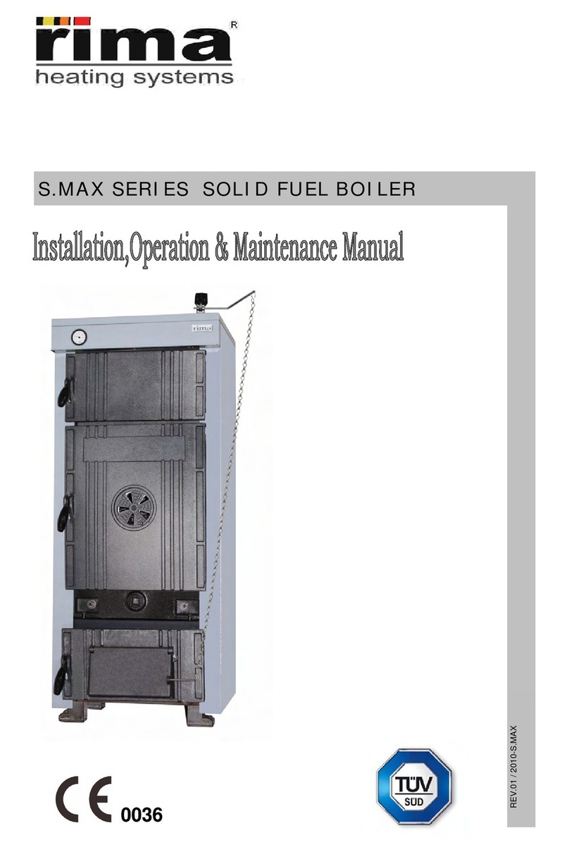 Rima Heating Systems S.MAX Series Installation, operation & maintenance manual