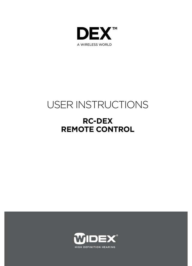 Dex RC-DEX User manual
