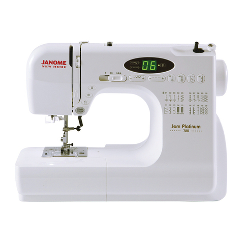 Janome Jem Platinum 720 instruction manual