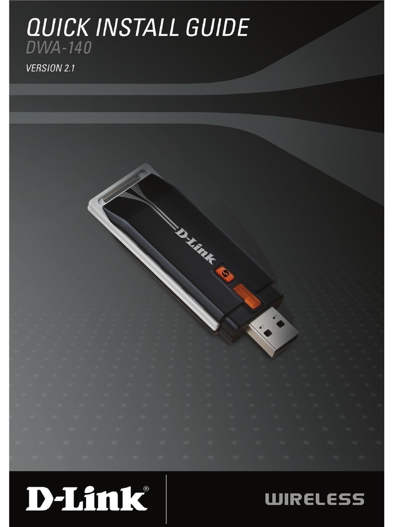 D-Link DWA140 - RANGE BOOSTER N USB ADAPTOR User manual D-Link DWA140 - RANGE BOOSTER N USB ADAPTOR User manual