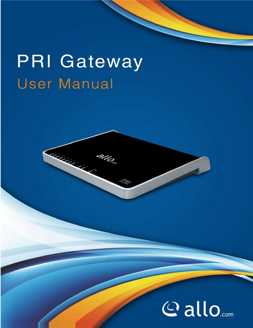 Allo.com PRI Gateway user manual