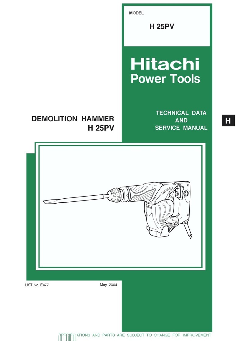 Hitachi H 25PV Manual