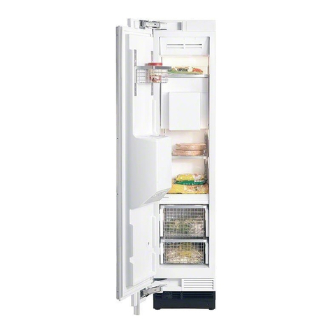 Miele Freezer Operating and installation instructions