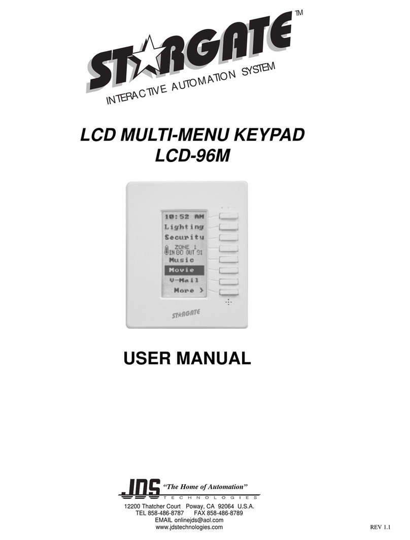 JDS Stargate LCD-96M User manual