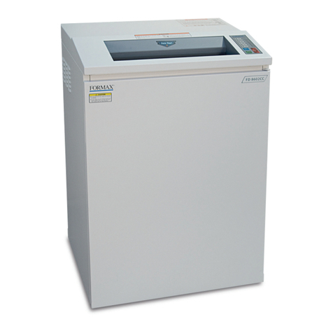 Formax FD 8602CC User manual