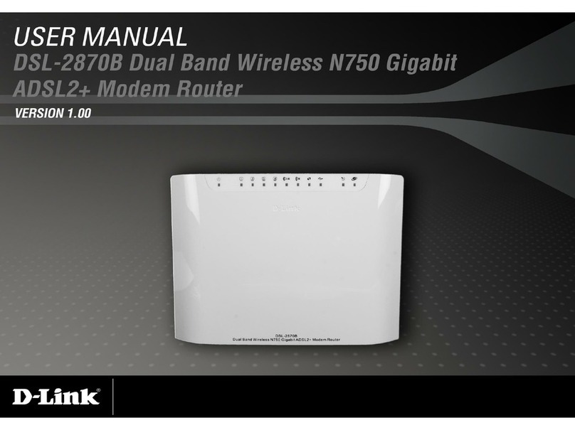 D-Link DSL-2870B User manual D-Link DSL-2870B User manual