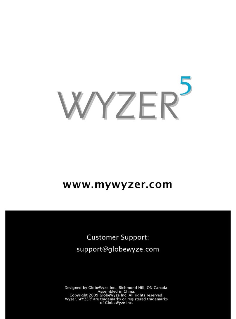 GlobeWyze WYZER5 User manual
