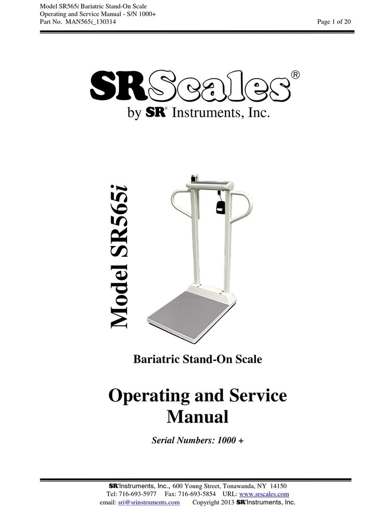 SRScales SR565i Service manual