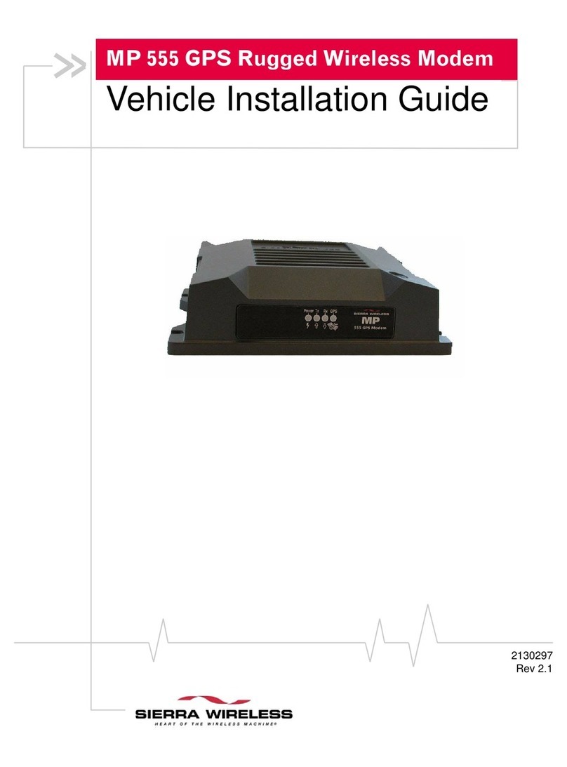 Sierra Wireless MP 555 User manual