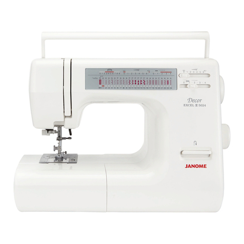 Janome Decor Excel II 5024 User manual