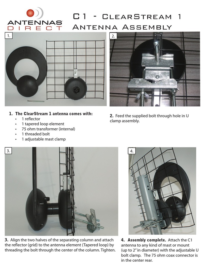 Antennas Direct C1 - ClearStream 1 Assembly manual
