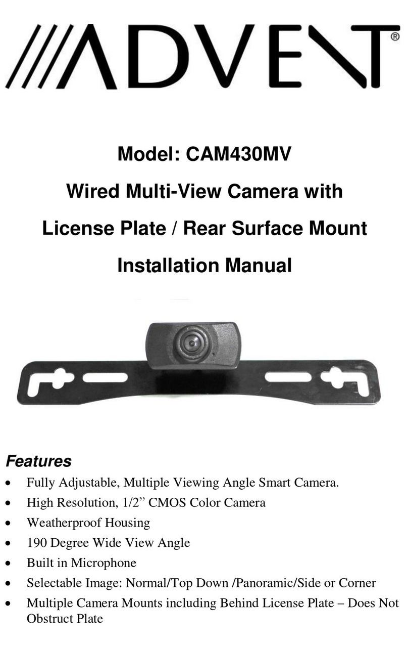 Advent CAM430MV User manual