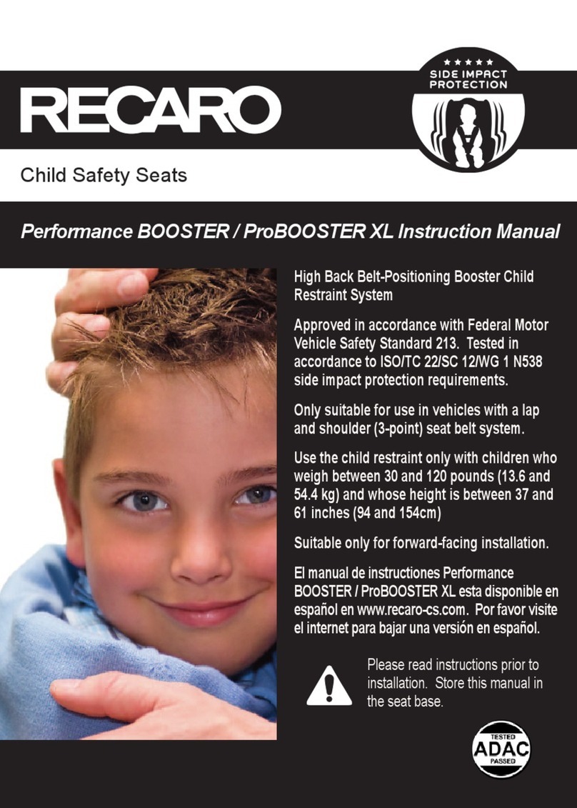 Recardo Performance BOOSTER instruction manual