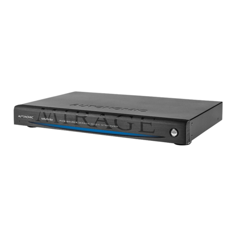 Autonomic MMS 5A User manual