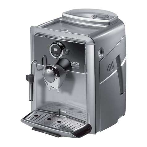 Gaggia PLATINUM VOGUE User manual