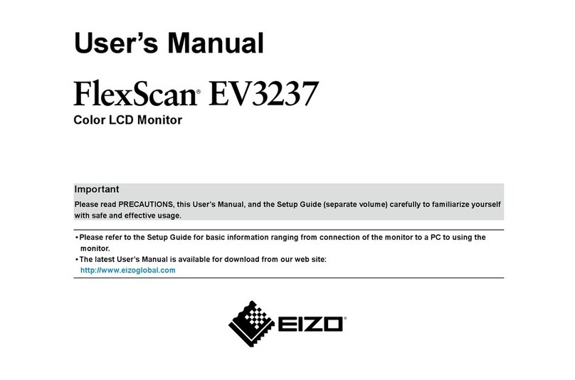 Eizo FlexScan EV3237 User manual