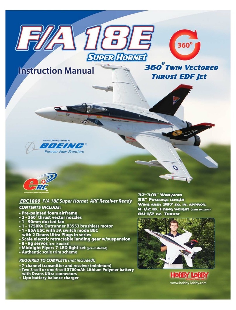 Hobby-Lobby eRC F-18E Super Hornet 90mm EDF instruction manual