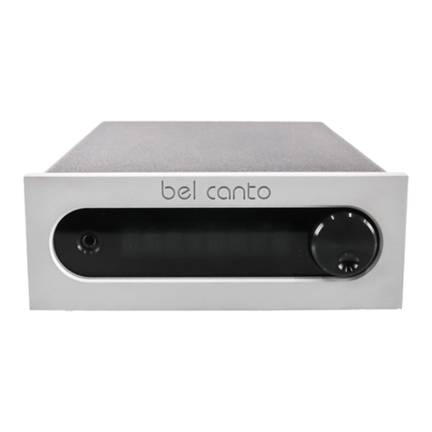 Bel Canto e.One series C7R User manual