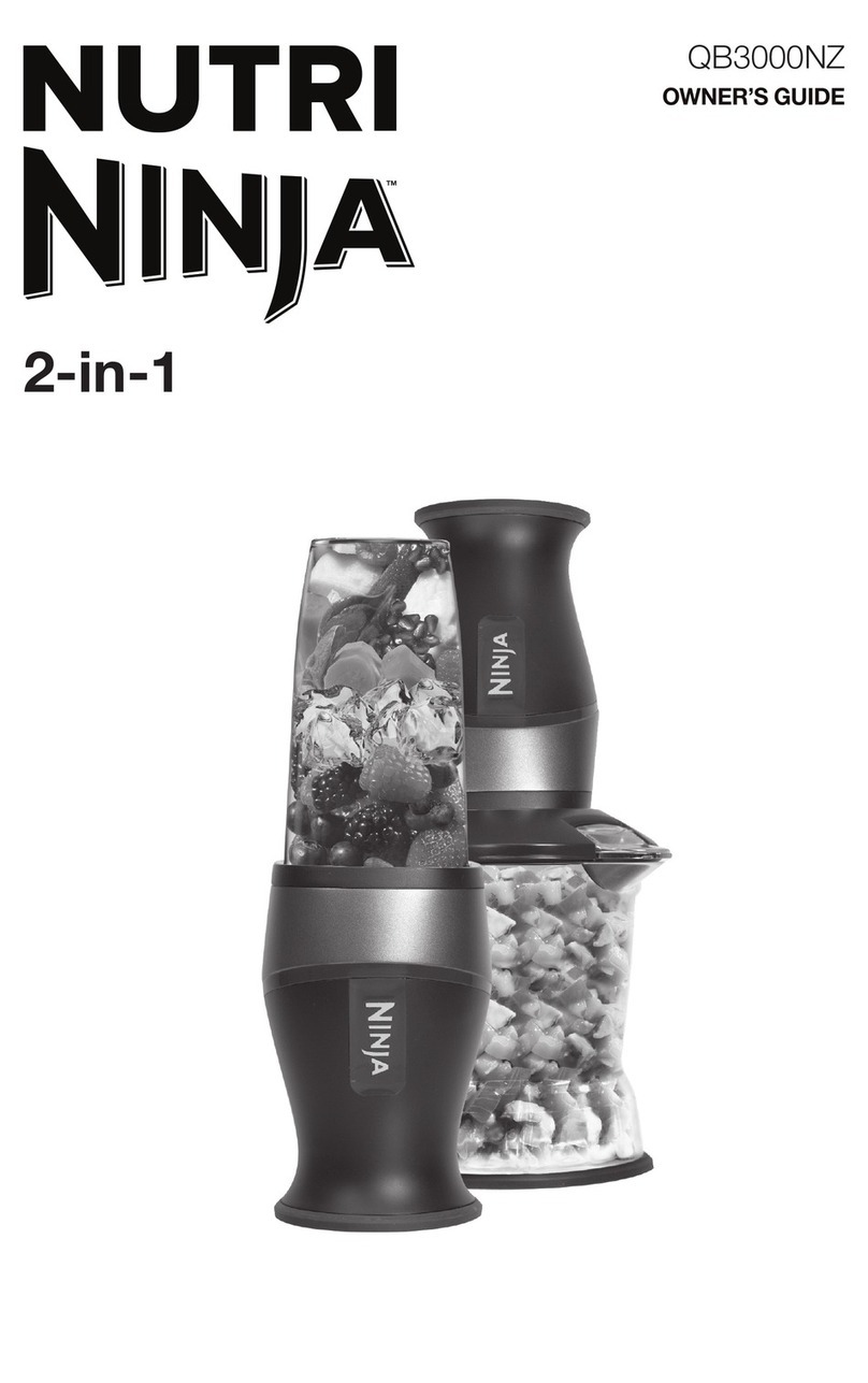 Nutri Ninja QB3000NZ owner's guide