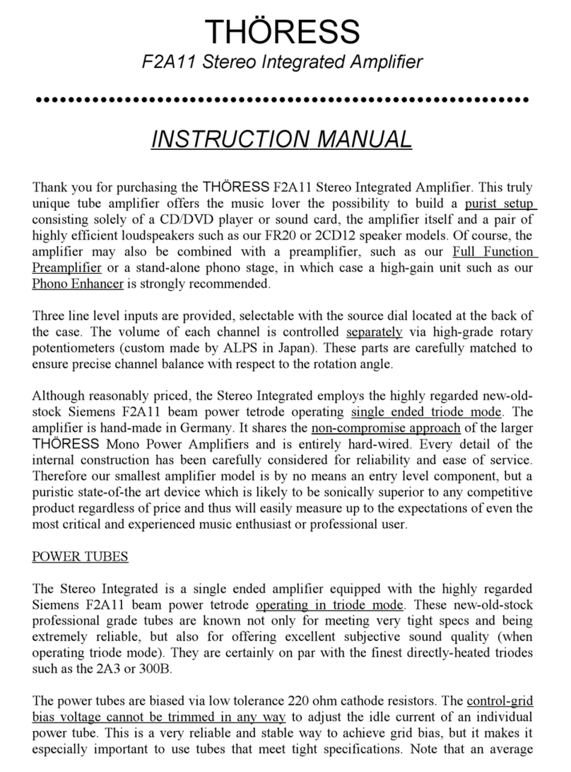 Thoress F2A11 instruction manual