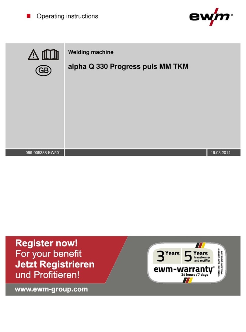 EWM alpha Q 330 Progress puls MM TKM User manual