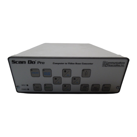 Communications Specialties Scan Do Pro User manual