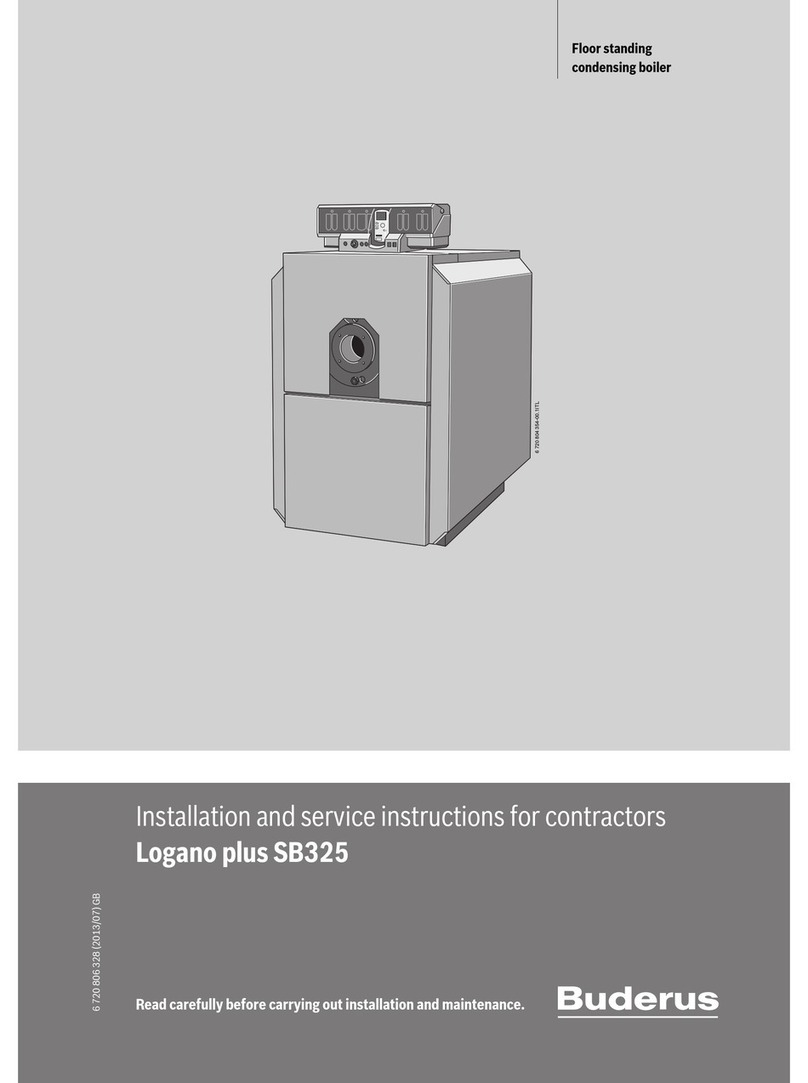 Buderus Logano plus SB325 Quick guide