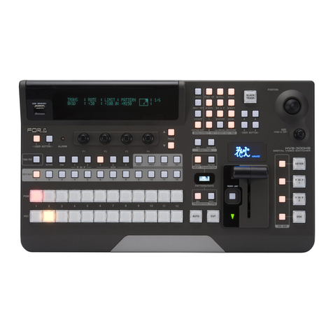 FOR-A HVS-300HS User manual FOR-A HVS-300HS User manual