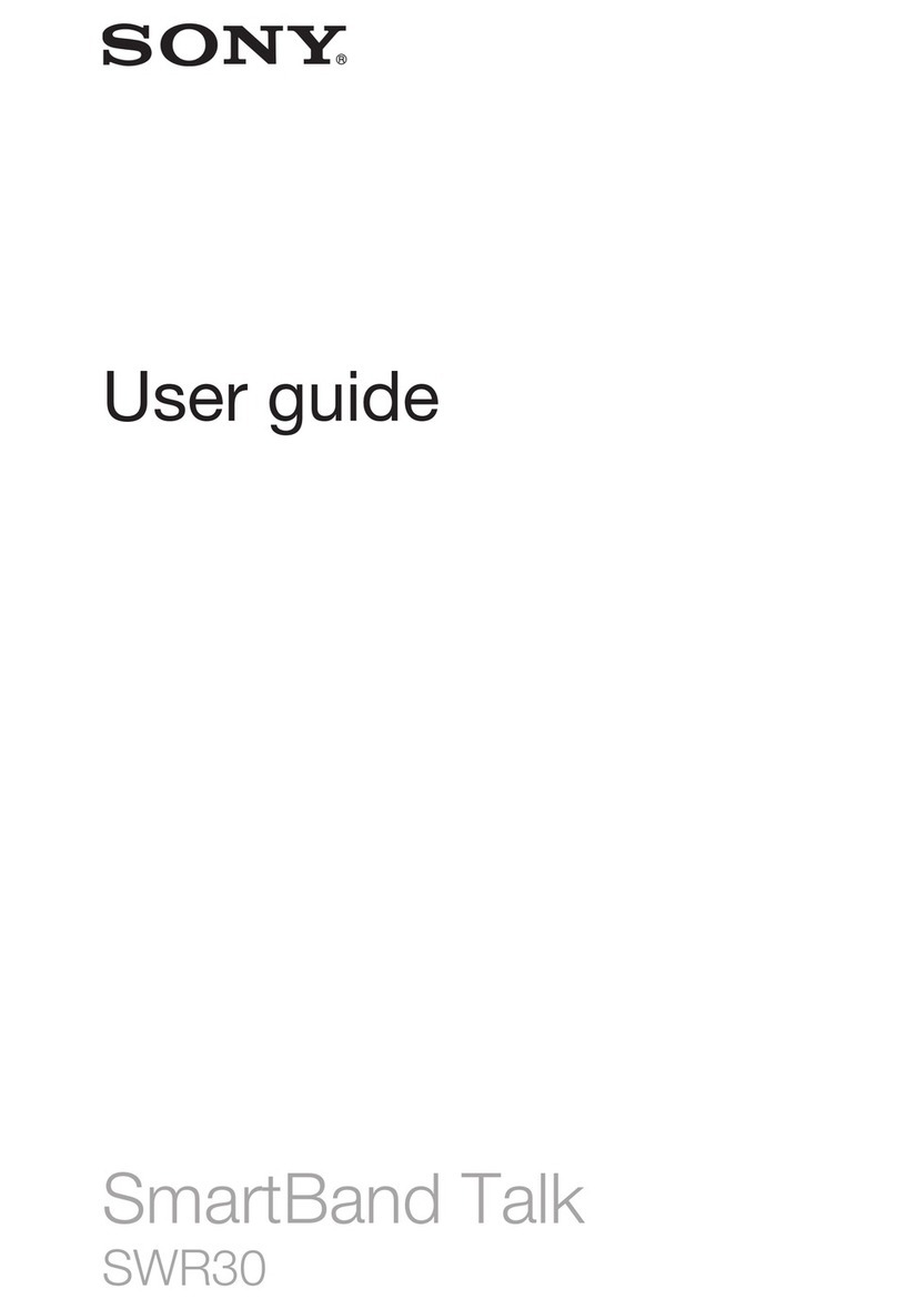 Sony SmartBand Talk SWR30 user guide Sony SmartBand Talk SWR30 user guide