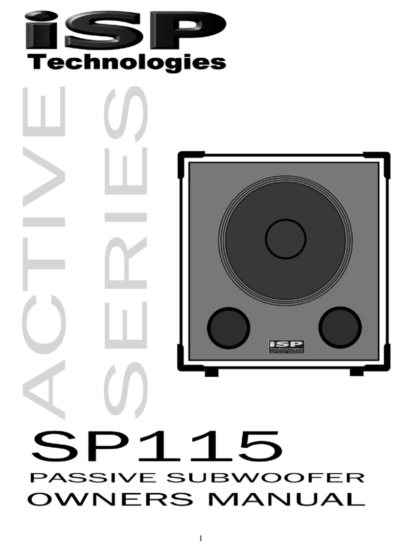iSP Technologies SP115 User manual