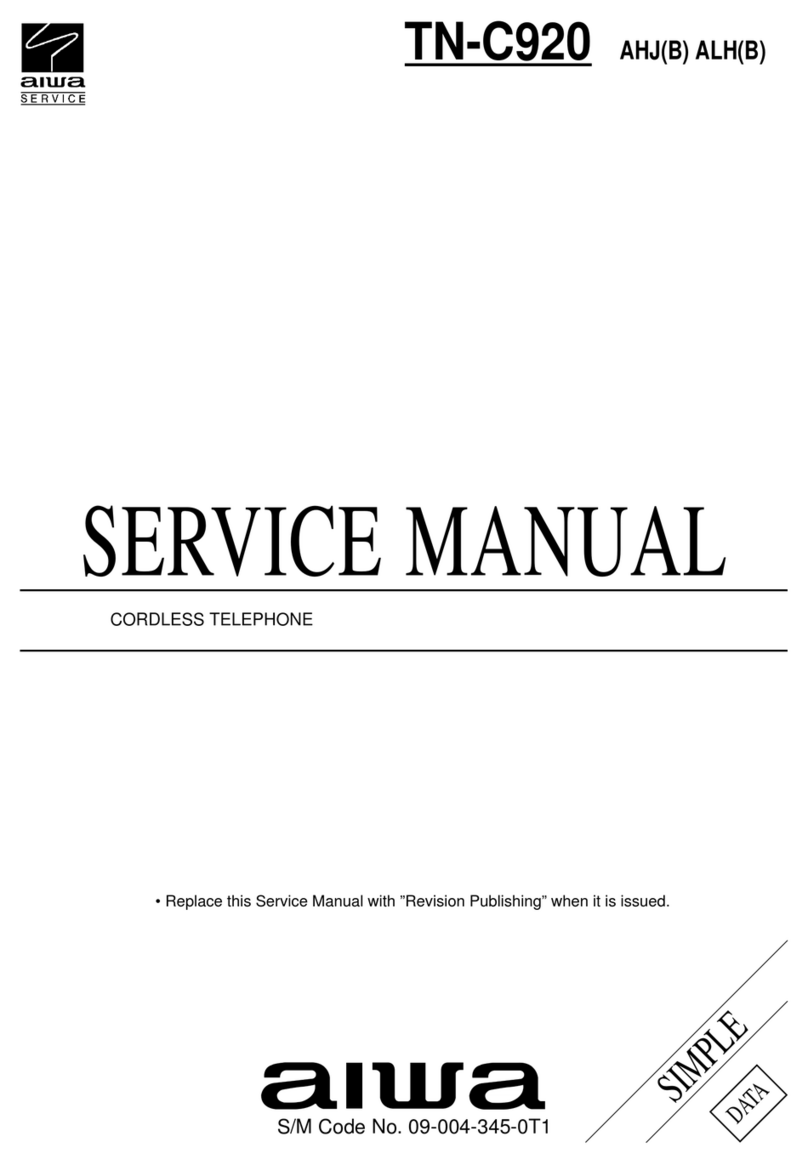 Aiwa TN-C920 User manual
