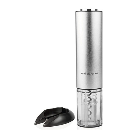 Andrew James Electric Wine Opener User manual Andrew James Electric Wine Opener User manual