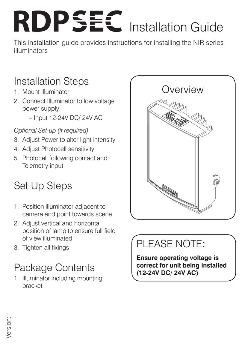RDPSEC NIR1 Series installation guide