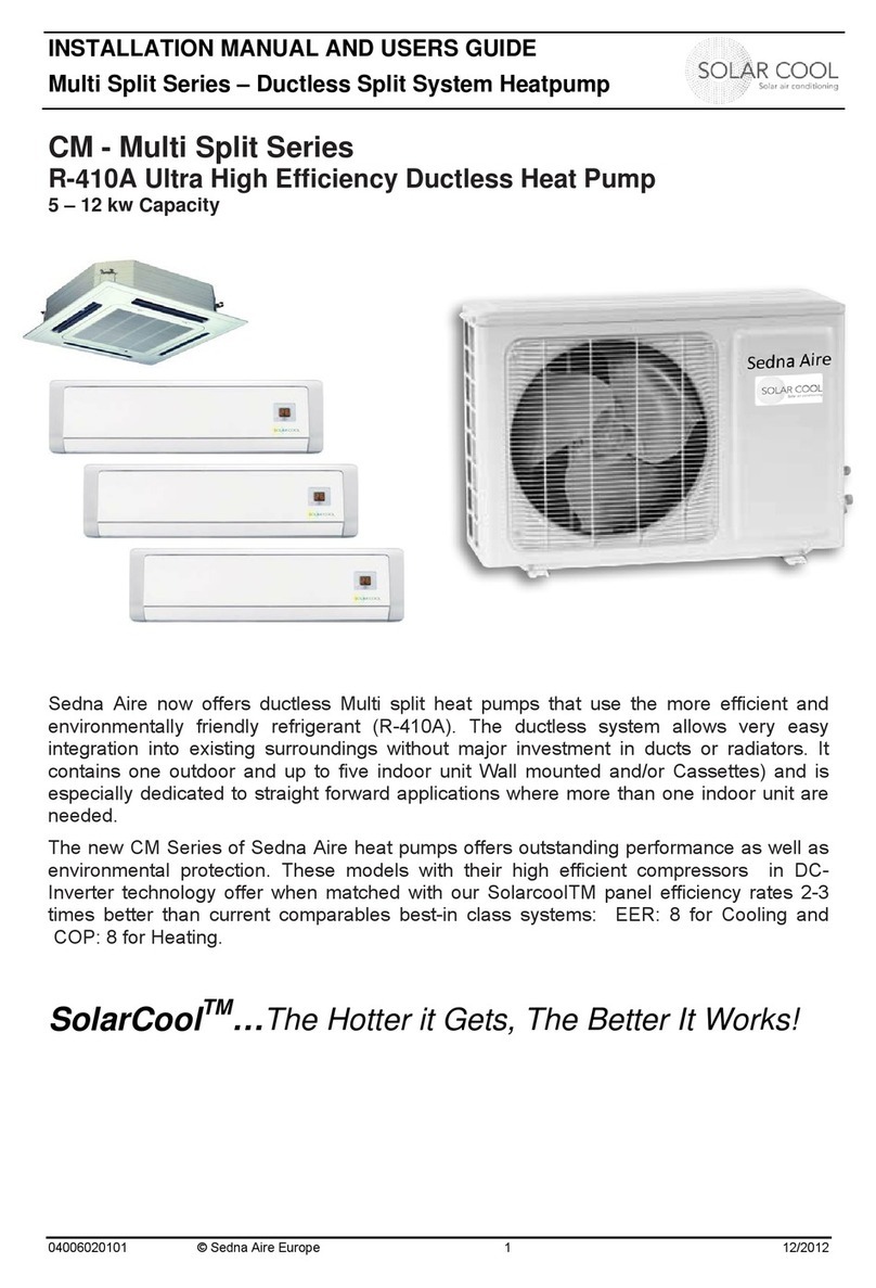 Solar Cool CM-Multi Split Series Installation manual and user's guide