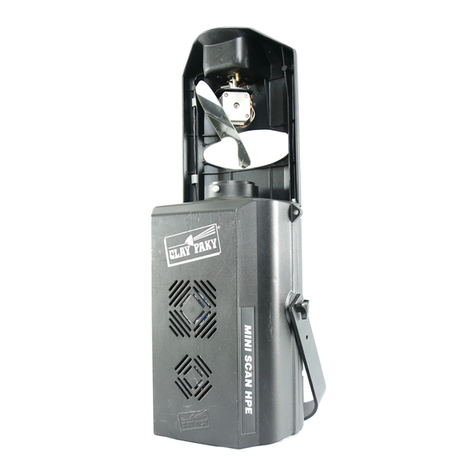 Claypaky Miniscan HPE User manual