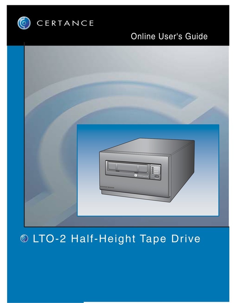 Certance LTO 2 Online user's guide
