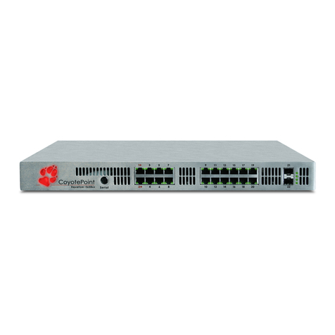 Coyote Point Systems E350GX Installation and administration guide